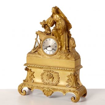 Louis Philippe-bronze clock