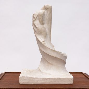 Plaster sculpture by Einar Jónsson, 1920s-30s
