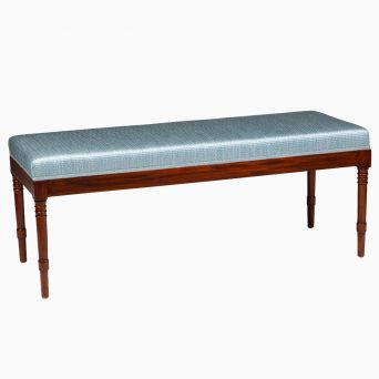 Late Empire Bench in Cuban Mahogany, Denmark c. 1820