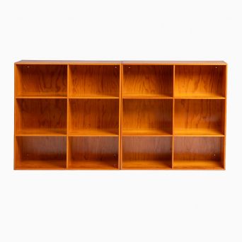 Mogens Koch - To bogkasser i fyrretræ for Rud. Rasmussen