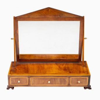 Dansk empire-bordspejlmøbel i cubamahogni, København ca. 1810