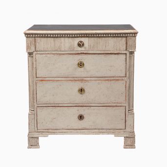 Dansk Louis XVI-kommode, ca. 1780–1790