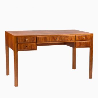 Danish Mid-century Modern Cabinetmaker’s Desk in Rosewood, circa 1930–1950