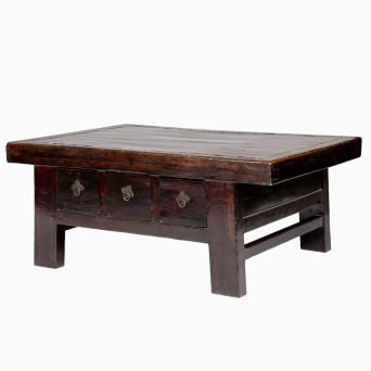 Rustik sofabord i elmtræ – Qing-perioden, 1830-1840