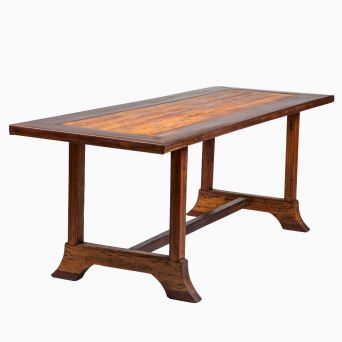 19th Century Philippine Long Table in Molave and Narra Wood, Spanish Colonial Baroque, circa 1860–1880