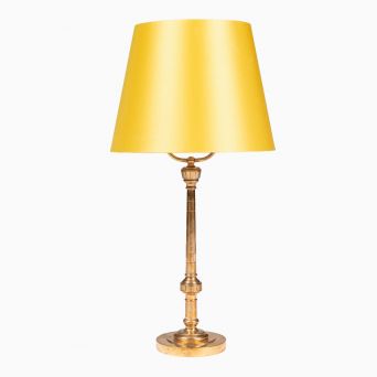 Early Art Deco Brass Table Lamp, Denmark, circa 1920