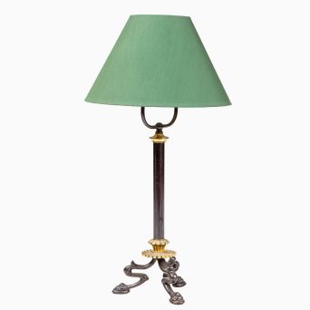 Bordlampe i bronze, efter antikken, ca. 1920.