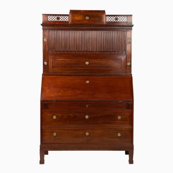 Caspar Frederik Harsdorff - Mesterligt Louis XVI chatol, Danmark c. 1780