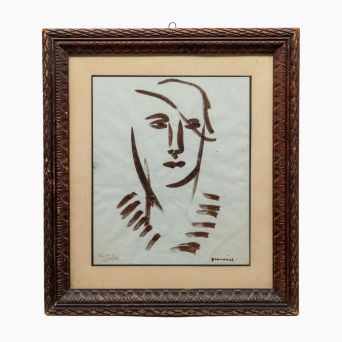 Eugène de Sala - Surrealistisk kvindeportræt, ca. 1920–30