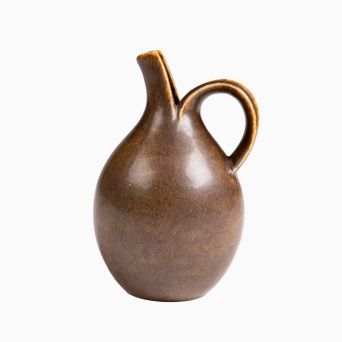 Eva Stæhr-Nielsen – Spaltekande i glaseret stentøj for Saxbo, ca. 1937–1949