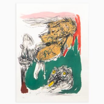 Asger Jorn – Farvelitografi 'Grand Déménagement, 1969