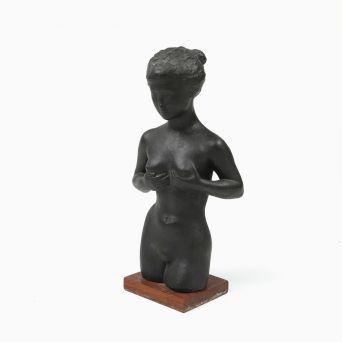 Anker Hoffmann "Nina" Dark Patinated Bronze Sculpture