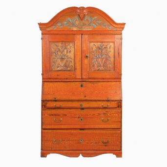 Svensk chatol med sjældent velbevaret original bemaling, dateret 1841