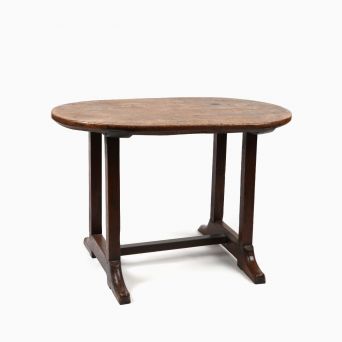  19th Century Spanish Colonial "Boot Table" in Solid Narra Hardwood