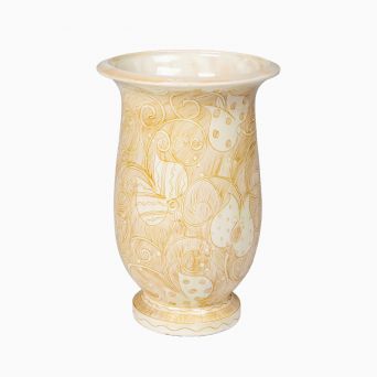 H.A. Kähler - Gulvvase med sgraffito, ca. 1920–30