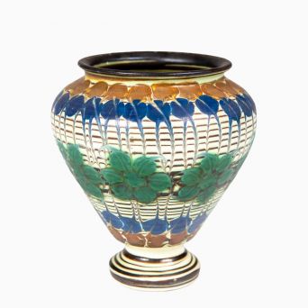 Kähler glaseret keramikvase, ca. 1920'erne