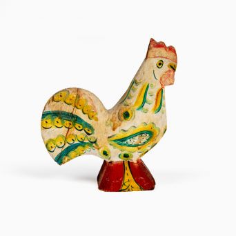 Svensk Folk Art Hane fra Dalarna, ca. 1920’erne