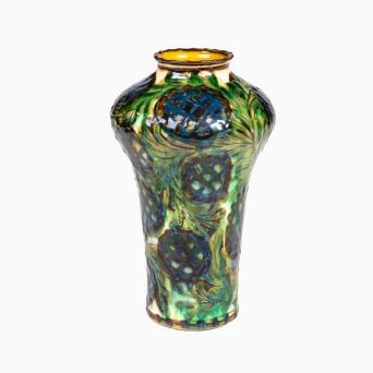 H.A. Kähler – Reliefdekoreret Art Nouveau vase, ca. 1910