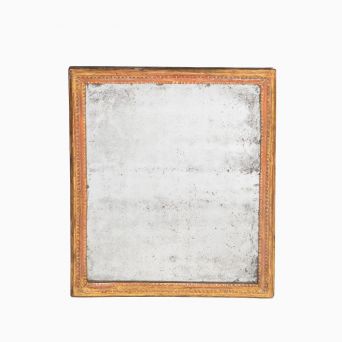Fransk Louis XVI-spejl i original forgyldning, ca. 1750–1780