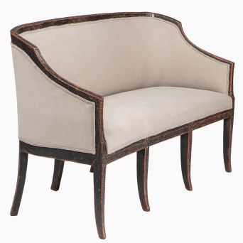 Gustaviansk settee, Sverige ca. 1780–90