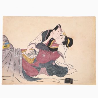 Japansk håndkoloreret shunga, Meiji-perioden