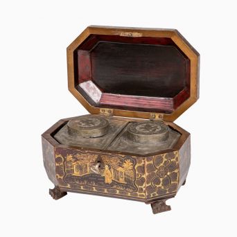 Canton-teskrin, ca. 1860–70