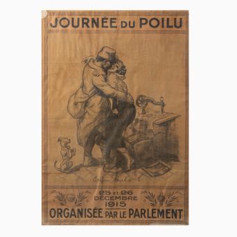 Original fransk art nouveau poster