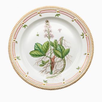Royal Copenhagen Flora Danica Serving Platter with Menyanthes Trifoliata L., No. 20/3524, Denmark 1963