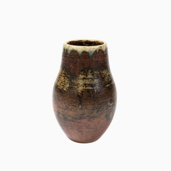 Sung-Glazed Stoneware Vase by Kresten Bloch for Royal Copenhagen, 1950s