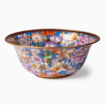 Stor kinesisk cloisonné skål
