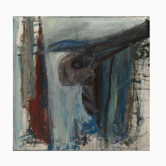 Peter Brandes, Colombes, 1992 – Abstract Oil on Canvas, Signed