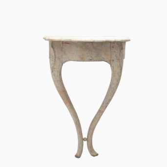 Rokoko konsol med original marmor plade, ca. 1770