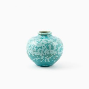 Bing & Grøndahl Small Vase with Turquoise Glaze