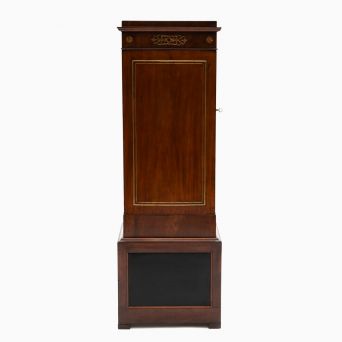 Elegant Early 19th Century Empire Mahogany Pedestal Cabinet