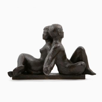 Anker Hoffmann - Bronzeskulptur 'Manden og Kvinden'