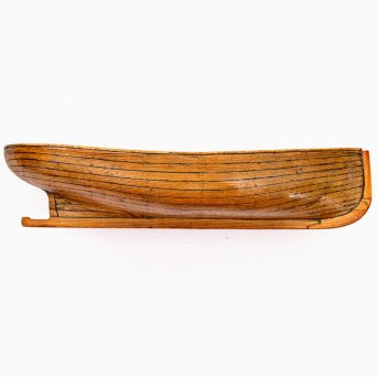 1920s Danish Shipyard Model in Pine with Natural Patina