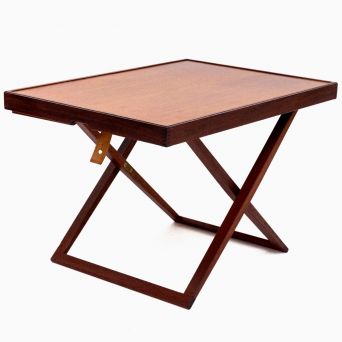 Mogens Koch Mahogany Folding Table for Rud. Rasmussen