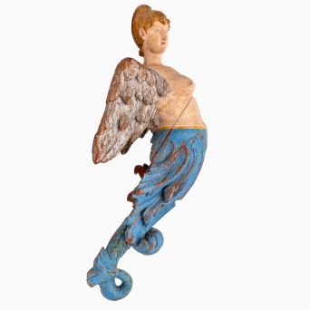 Early 19th-century Mermaid Figurehead from a Northern European Ship