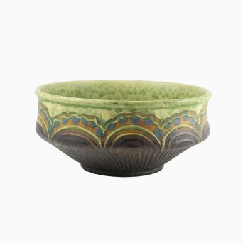 Unika Kähler art nouveau keramik skål