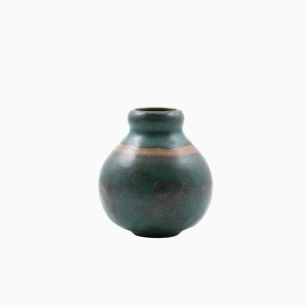 Louis Lourioux Turquoise Stoneware Vase