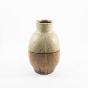 Patrick Nordstrøm for Royal Copenhagen. Two-tone glazed stoneware vase