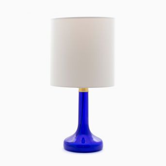 Le Klint 343 Table Lamp of Blue Glass 