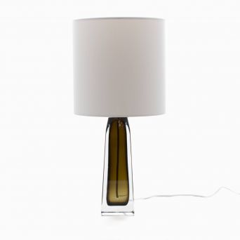 Carl Fagerlund Glass Table Lamp for Orrefors