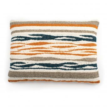 Cushion in bouclé wool - 50x70 cm.
