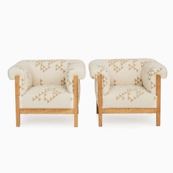 Pair of Easy Chairs "Swedish Grace"