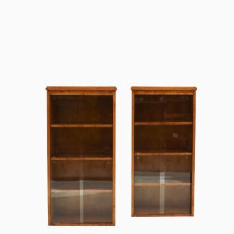 Pair of Art Deco Hanging Wall Cabinets