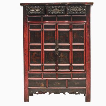 Late 18th Century Decorated Cabinet from Shanxi, China