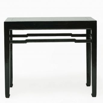 Black Lacquer Console Table. 1830 - 1850