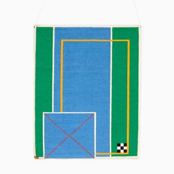 Gudrun Pagter. Abstract Geometric Tapestry