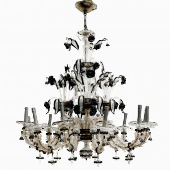 Large Murano Glass Chandelier, Approx. 1920